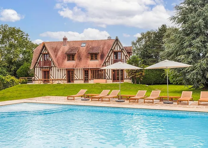 Somptueuse A 5 Minutes De Deauville, 18 Couchages, Piscine, Billard, Salle De Jeux Bonneville-sur-Touques