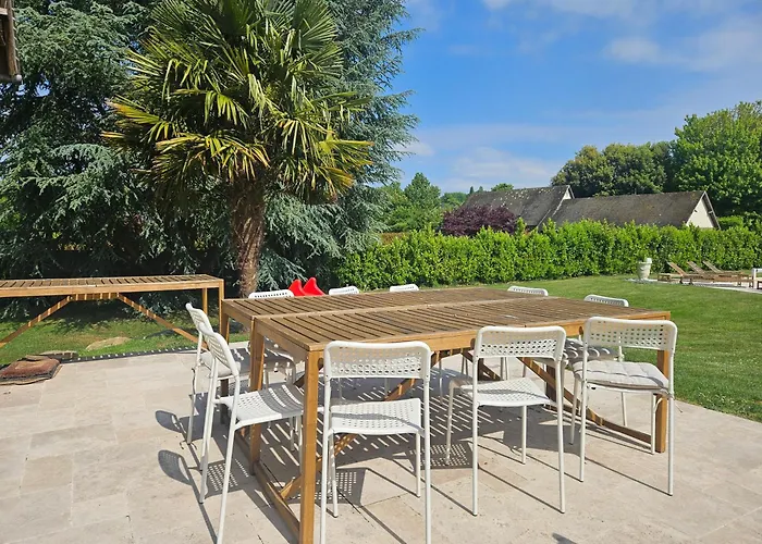 Somptueuse A 5 Minutes De Deauville, 18 Couchages, Piscine, Billard, Salle De Jeux Bonneville-sur-Touques